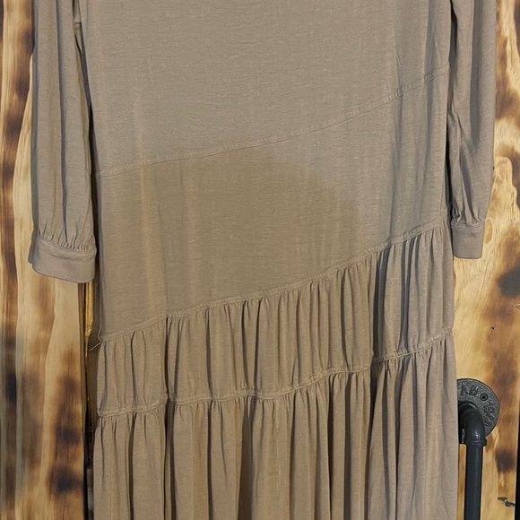 Free People Beach Jilly Midi dress size Small tan in color - Picture 3 of 10